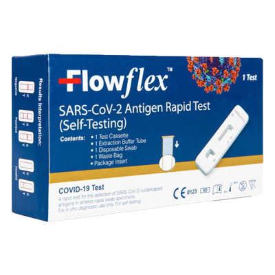 5 x Flowflex Covid-19 Rapid Anitgen Lateral Flow Test Kits